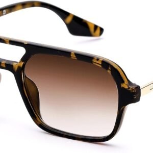 Tortoise Oversized Square Sunglasses - Brown Gradient