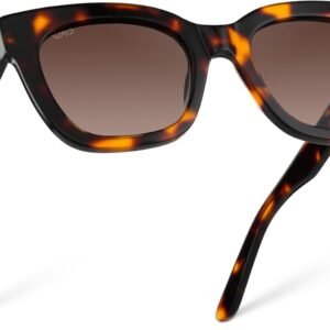 Tortoise Oversized Square Sunglasses – Brown Gradient