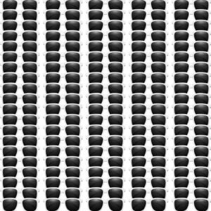 Bulk Pack Wayfarer Sunglasses - White Frame, Black Lens