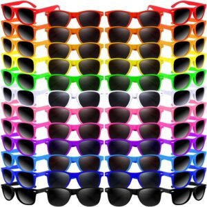 Bulk Pack Wayfarer Sunglasses Assorted Colors Smoke Lens