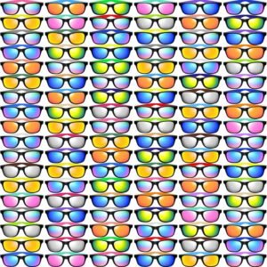 Bulk Pack Wayfarer Sunglasses Black Frame Mirrored Lenses