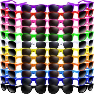 Bulk Pack Wayfarer Sunglasses Assorted Colors Smoke Lens