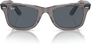 6x Original Wayfarer Square Sunglasses (Grey on Transparent/Blue)